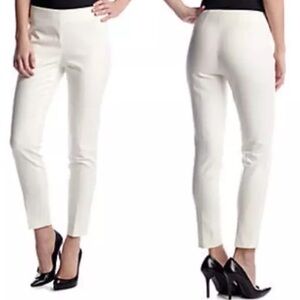 Vince Camuto Womens New Suit Dress Casual Pants Slacks 12 Large Ivory NWT
